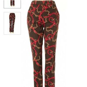 NEW ZARA HORSEBIT CROPPED PANTS, XS